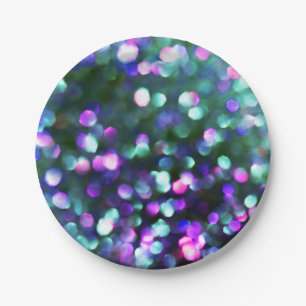 Aqua Confetti Paper Bord