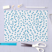 Aqua Confetti Stippen Tissuepapier (Craft)