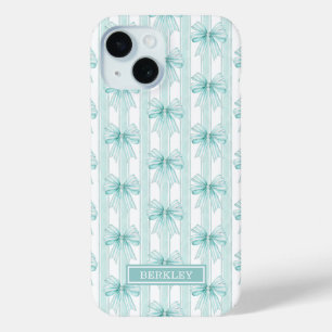 Aqua Coquette Strikken met Monogram