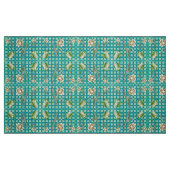 Aqua Daffidols Fabric Stof (Fat Quarter)