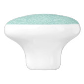 Aqua damask keramische kast deurknoppen. knop (Zijkant)