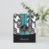 aqua damask MerciYou Cartes (Debout devant)