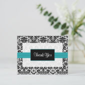 aqua damask MerciYou Cartes (Debout devant)