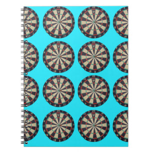 Aqua Dartboards Pattern Notitieboek
