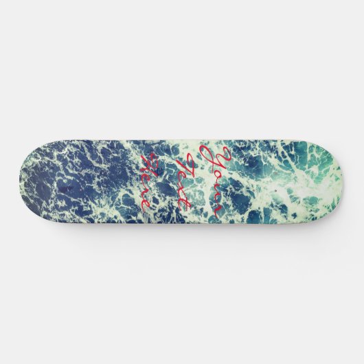 Aqua Design Personalised Custom Skateboard Deck (Horz)