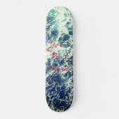 Aqua Design Personalised Custom Skateboard Deck (Recto)