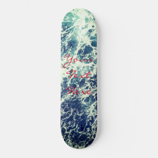 Aqua Design Personalised Custom Skateboard Deck (Recto)
