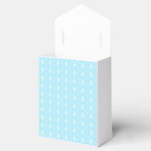 Aqua Diamond Pattern Bedankdoosjes (Geopend)