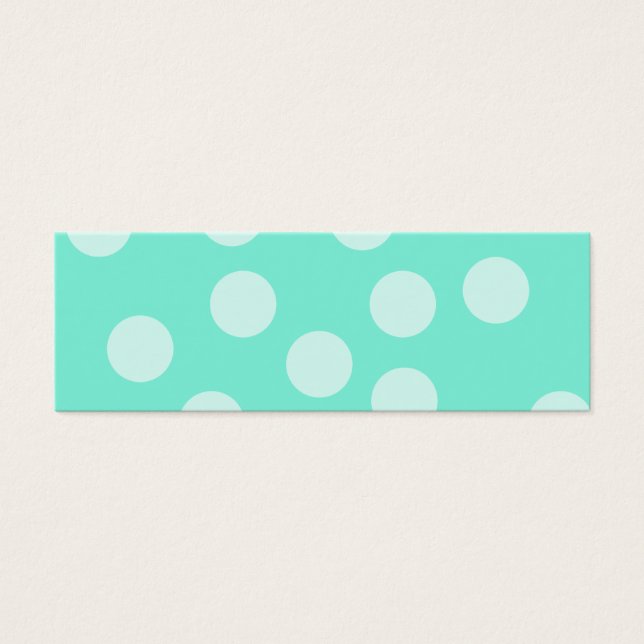 Aqua Dotty Motif. (Devant)
