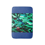 Aqua Dragonfly Bath Mat (Voorkant Verticaal)