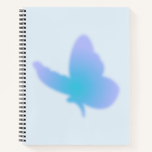 Aqua Dream Butterfly Notitieboek (Voorkant)