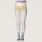 Aqua Dreams Duik in de beste Waterverf Leggings (Voorkant)