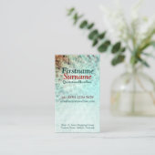 Aqua Earth Abstract Visitekaartje (Staand voorkant)