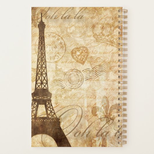 Aqua Eiffel Tower Paris, Frans landschap Planner (Achterkant)