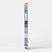 Aqua en Blue Quilt Tapestry Design Case-Mate iPhone Case (Achterkant / Rechts)