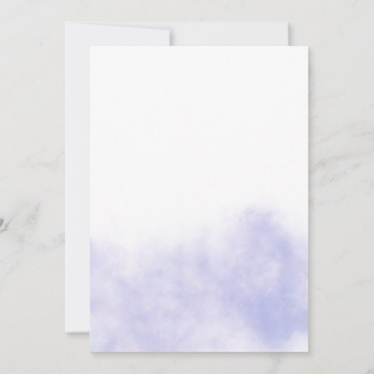 Aqua en goud waterverf bruiloftsbeloften hernieuwe kaart (Achterkant)