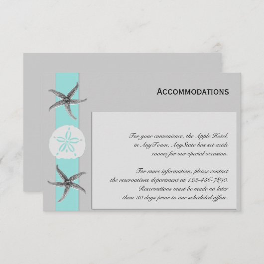 Aqua- en Grijze reukstrips Informatiekaartje (Voorkant / Achterkant)