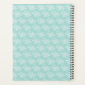 Aqua en Lavender op maat Planner (Achterkant)