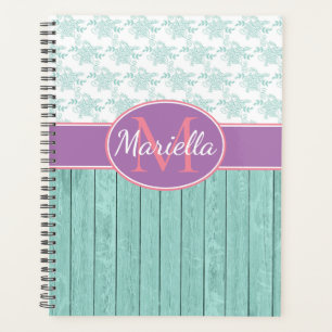 Aqua en Lavender op maat Planner