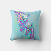 aqua et coussin pourpre de girafe (Recto)