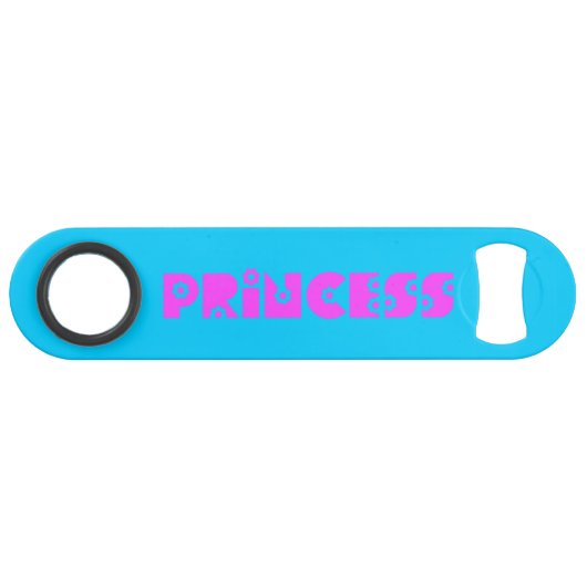 Aqua et rose chaud Princesse (Devant (Horizontal))