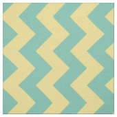 Aqua et tissu jaune de rayure de Chevron (Échantillon)