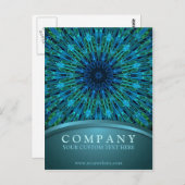 Aqua Explosie Briefkaart (Voorkant / Achterkant)