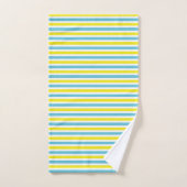 Aqua feuille en érable, ensemble de serviettes de  (Serviette à main)