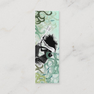 Aqua Fire - Skinny Card Mini Visitekaartje