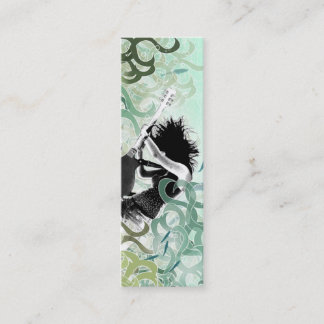 Aqua Fire - Skinny Card Mini Visitekaartje