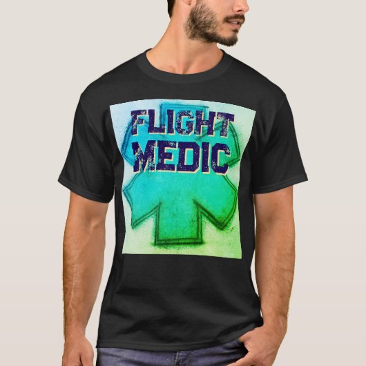 Aqua Flight Medical ster van het leven T-shirt (Voorkant)