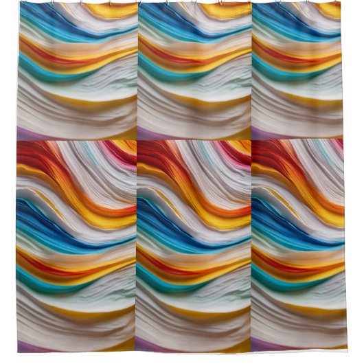 Aqua Flow douchegordijn (Voorkant)