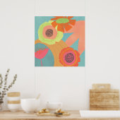 Aqua Flower Pop - poster (Cuisine)