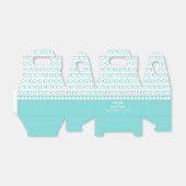Aqua Geek Chic Code binaire Ballotins (Déplié)