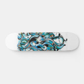 Aqua girl skateboard deck (Horz)