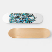 Aqua girl skateboard deck (Horz)