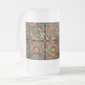 Aqua givrée "Aztec Dream" 473ml Mug en verre (Devant gauche)