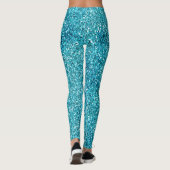 Aqua Glitz Glitter Leggings (Achterkant)