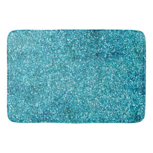Aqua Glitz Glitter Sparkle Badmat