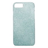 Aqua Glitzy Ombre Case-Mate iPhone Case (Achterkant)