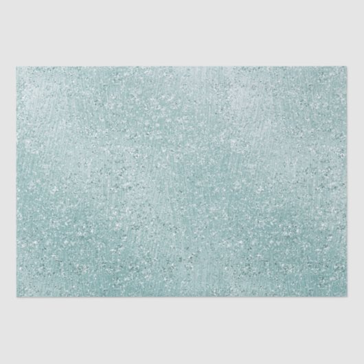 Aqua Glitzy Ombre Tissuepapier (Voorkant)
