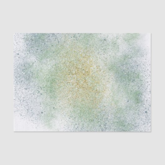 Aqua Gold Blue Dream Tissuepapier (Voorkant)