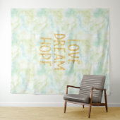 Aqua Gold Love Dream Hope Wandkleed (In Situ (horizontaal))