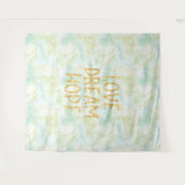 Aqua Gold Love Dream Hope Wandkleed (Voorkant (horizontaal))