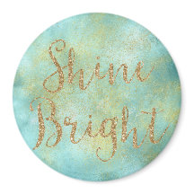 Aqua Gold Sparkle Glitter Shine Bright
