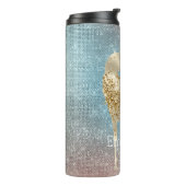 Aqua Gold Unicorn Sparkle Thermosbeker (Gedraaid links)