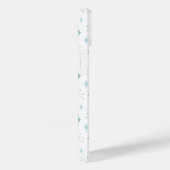 Aqua, Goud Starburst Mid Century Patroon Case-Mate iPhone Case (Achterkant / Rechts)