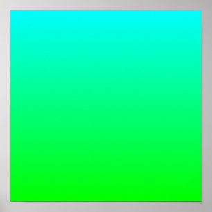 Aqua Gradiënt Print