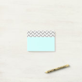 Aqua Gray Post It Notes (Op bureau)
