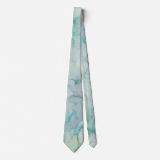 Aqua Green Cravate d'aquarelle pour Mariages